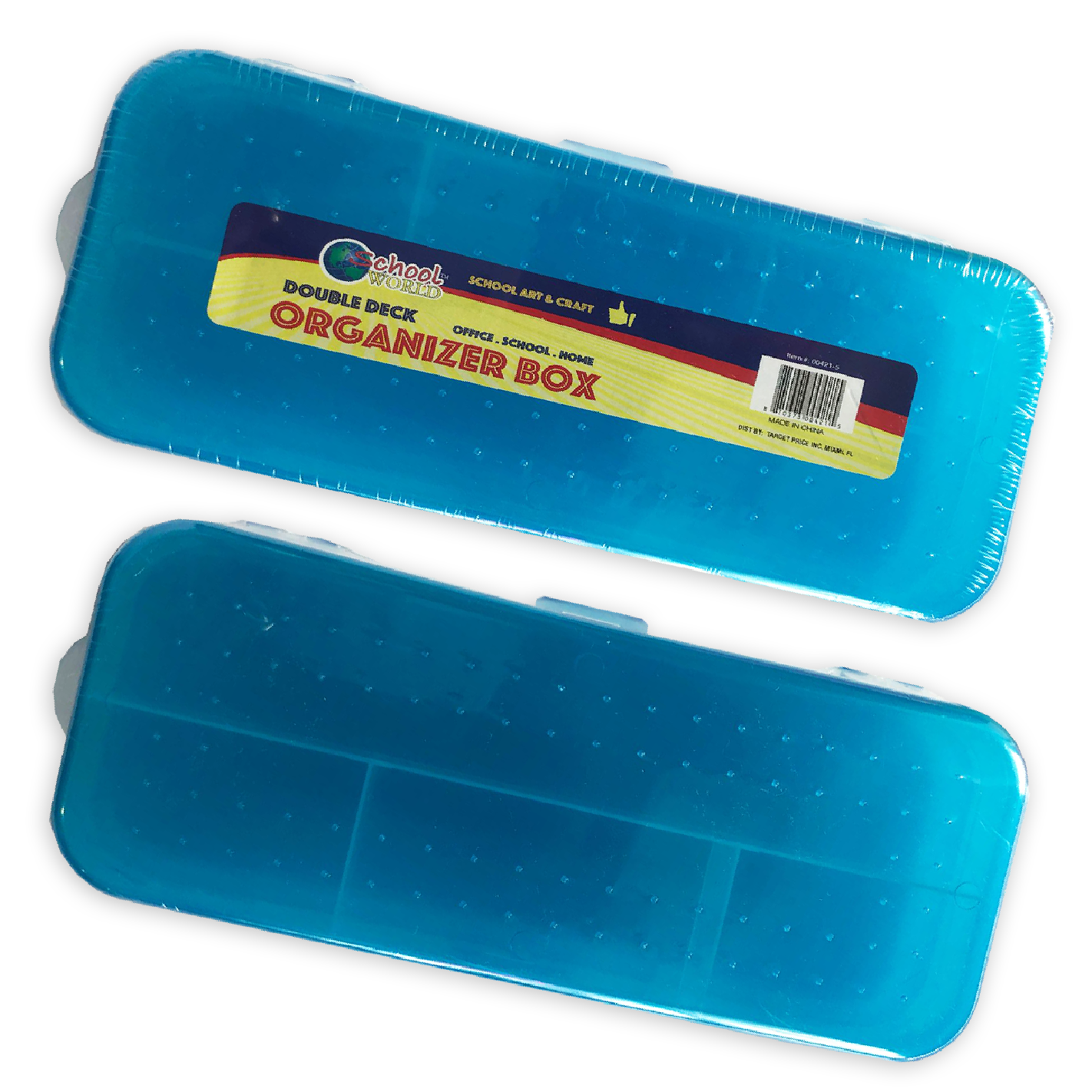 School World • Cartuchera plástica "double deck"